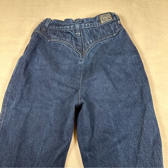 Western Ethics vintage dark wash high rise vintage Jeans 90s cowgirl bareback - Picture 6 of 9